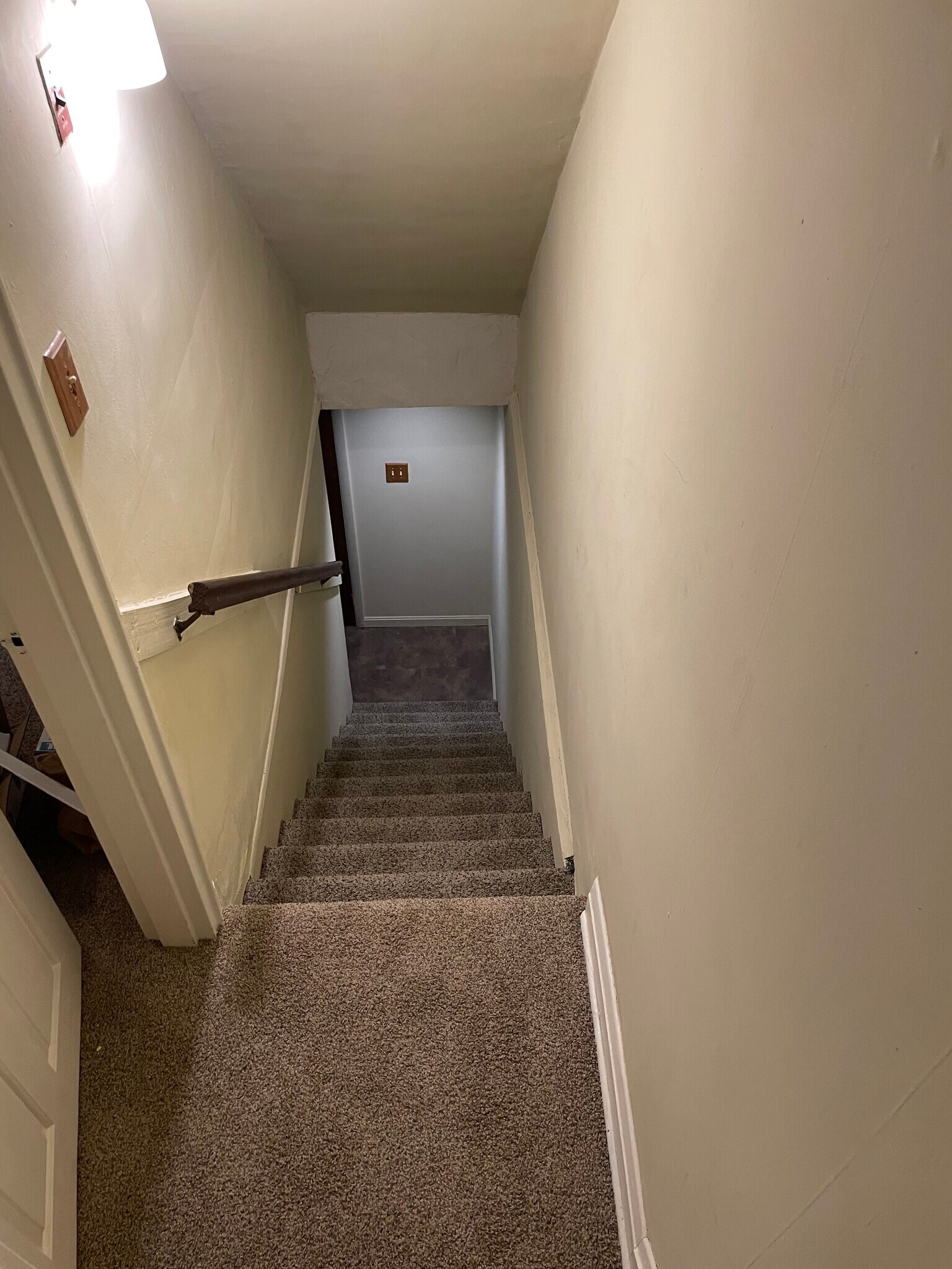 Steps to basement - 3703 W Saratoga St