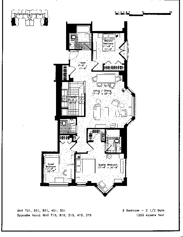 Floorplan - Landmark Square Apartments