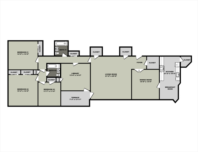 Floorplan - Thomas Wynne Apartments