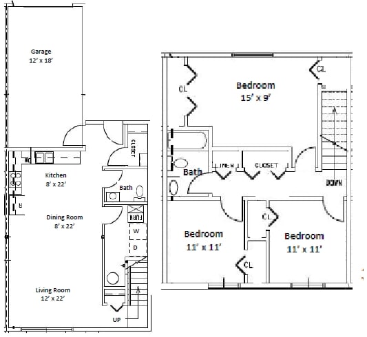 3BR/1.5BA - Autumn Wind Townhomes