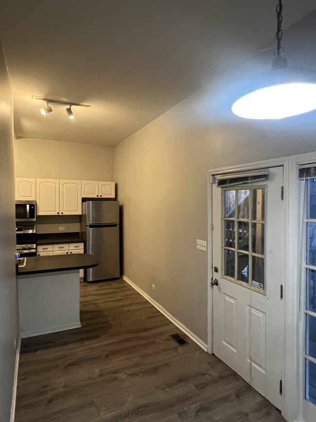 Kitchen offset and back door - 2737 N Kenmore Ave