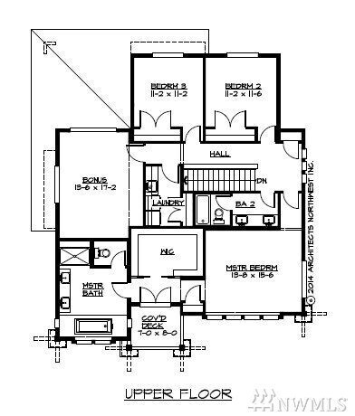 Floor Plan - 2nd Floor. - 15828 25th Ave NE