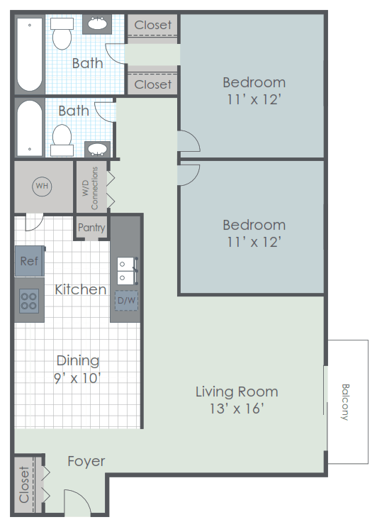 Floorplan - Knoxville Pointe