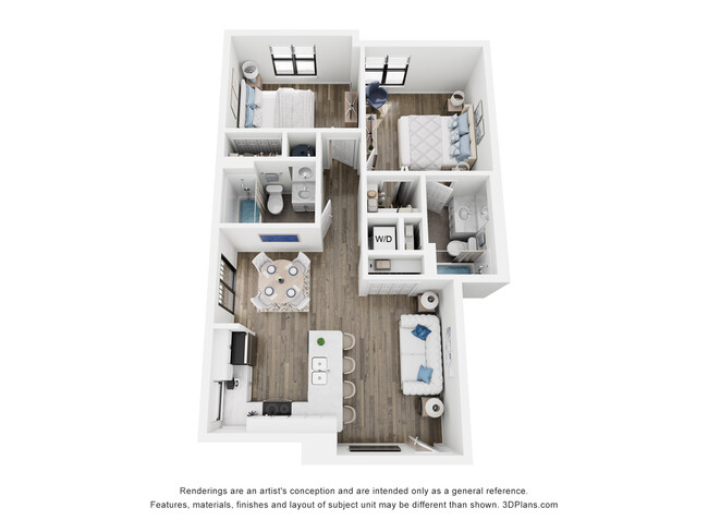 Floorplan - Cape Vista Apartments