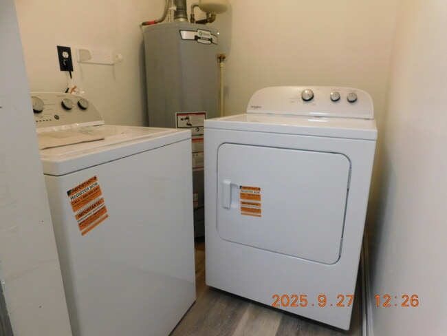 Laundry room with New washer and dryer - 8 Druid Pl