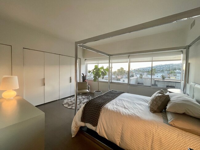 Bedroom with View West - 7135 Hollywood Blvd
