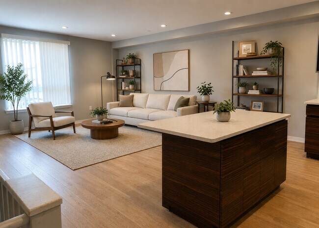 1439-A Living Room - 1439 N Franklin St