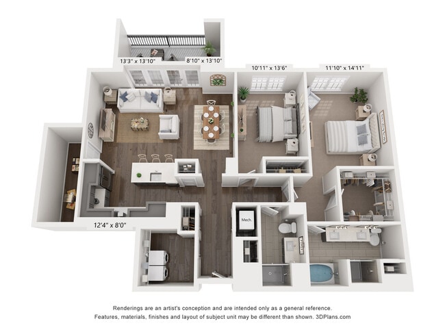 Floorplan - The Residences at Amberley Woods