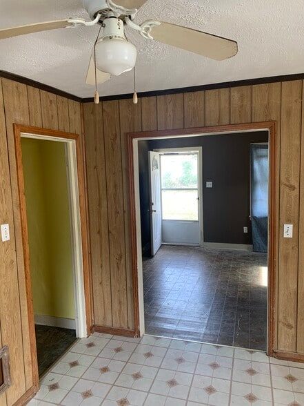 Looking from the dinning room into the living room - 375 Columbus St