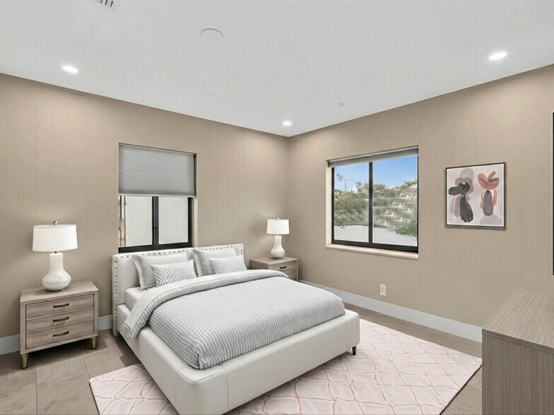 Bedroom 1 virtual staging - 5408 NE 3rd Ter