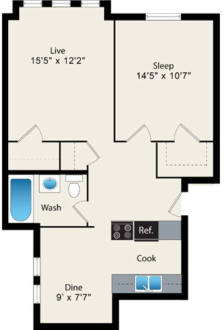 Floorplan - Reside at 823