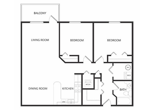 Floorplan - Dakota Apartments