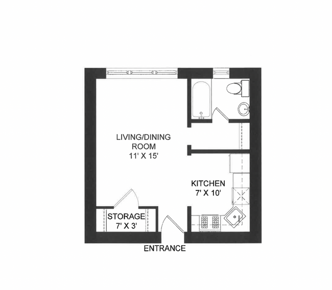 Floorplan - 829 Foster St.