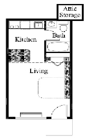 Studio - Camden Way Apartments