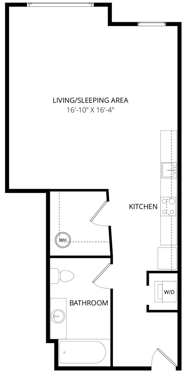 Genova - 520sqft - Aventine Apartment Homes
