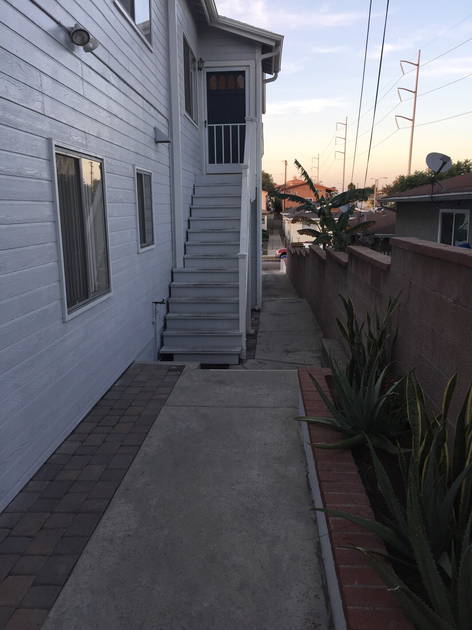 Stairs to Apartment B Entry - 4506 W 172nd St