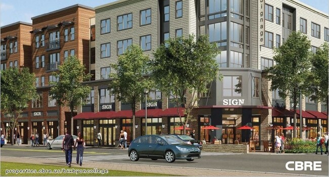 Potential Property Rendering - Bixby on College Ave