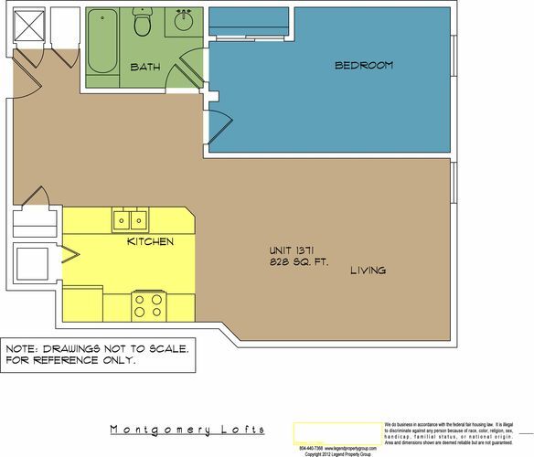 Floorplan - Montgomery Lofts on Main