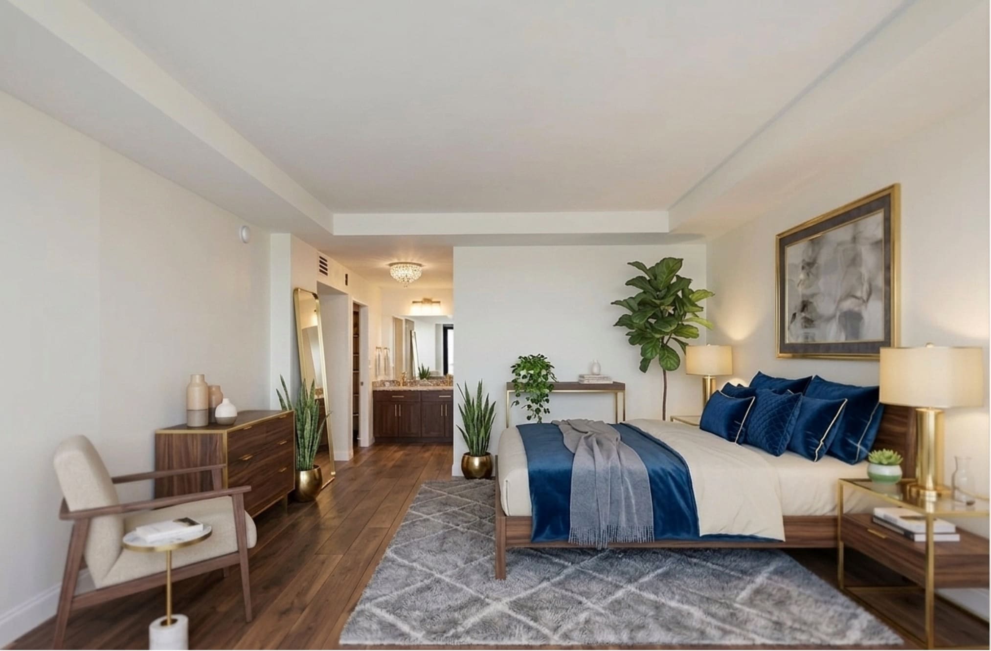 Bedroom Staged - 1390 S Ocean Blvd