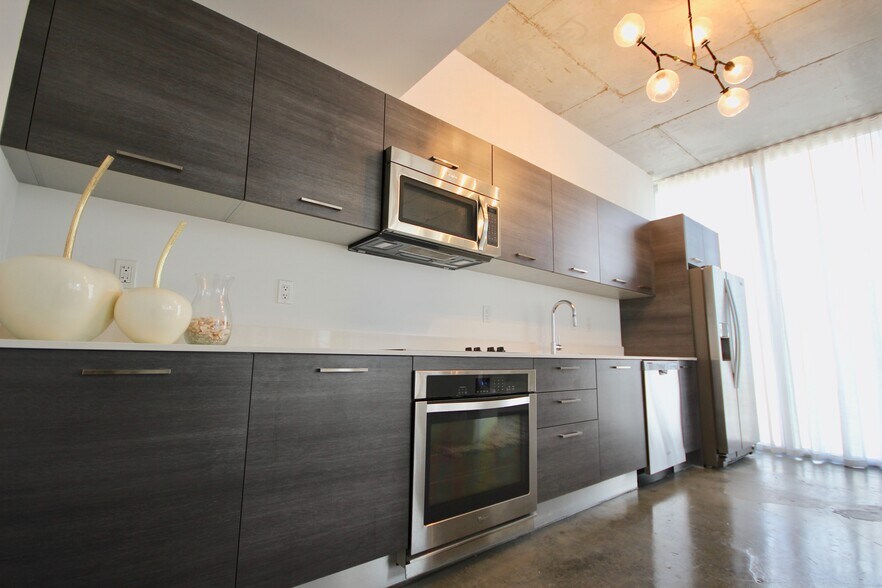 Modern and Sleek Kitchen - 151 SE 1st St