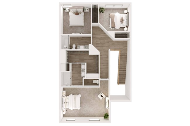 Floorplan - Townes on Tenth Townhomes