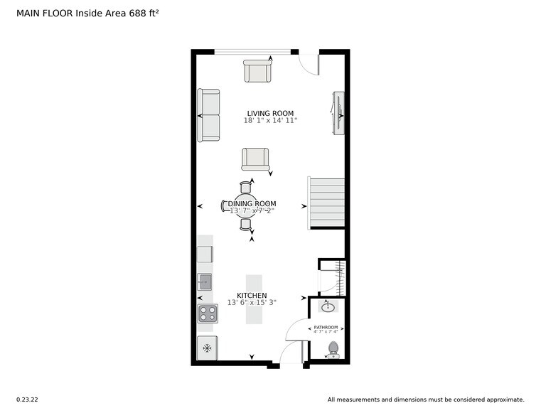 Main level - 2125 14th St NW