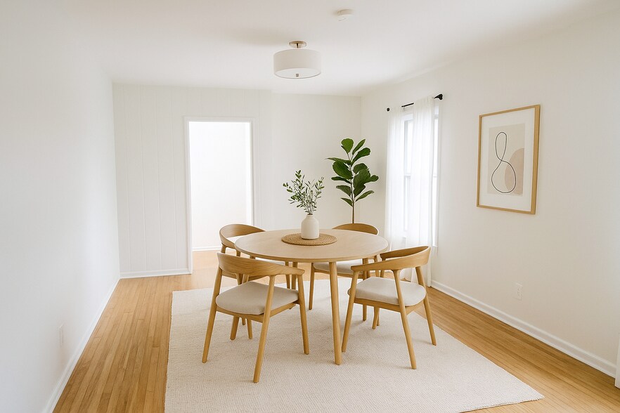 Dining room - Virtually Staged to Show Potential - 10636 Louise Ave