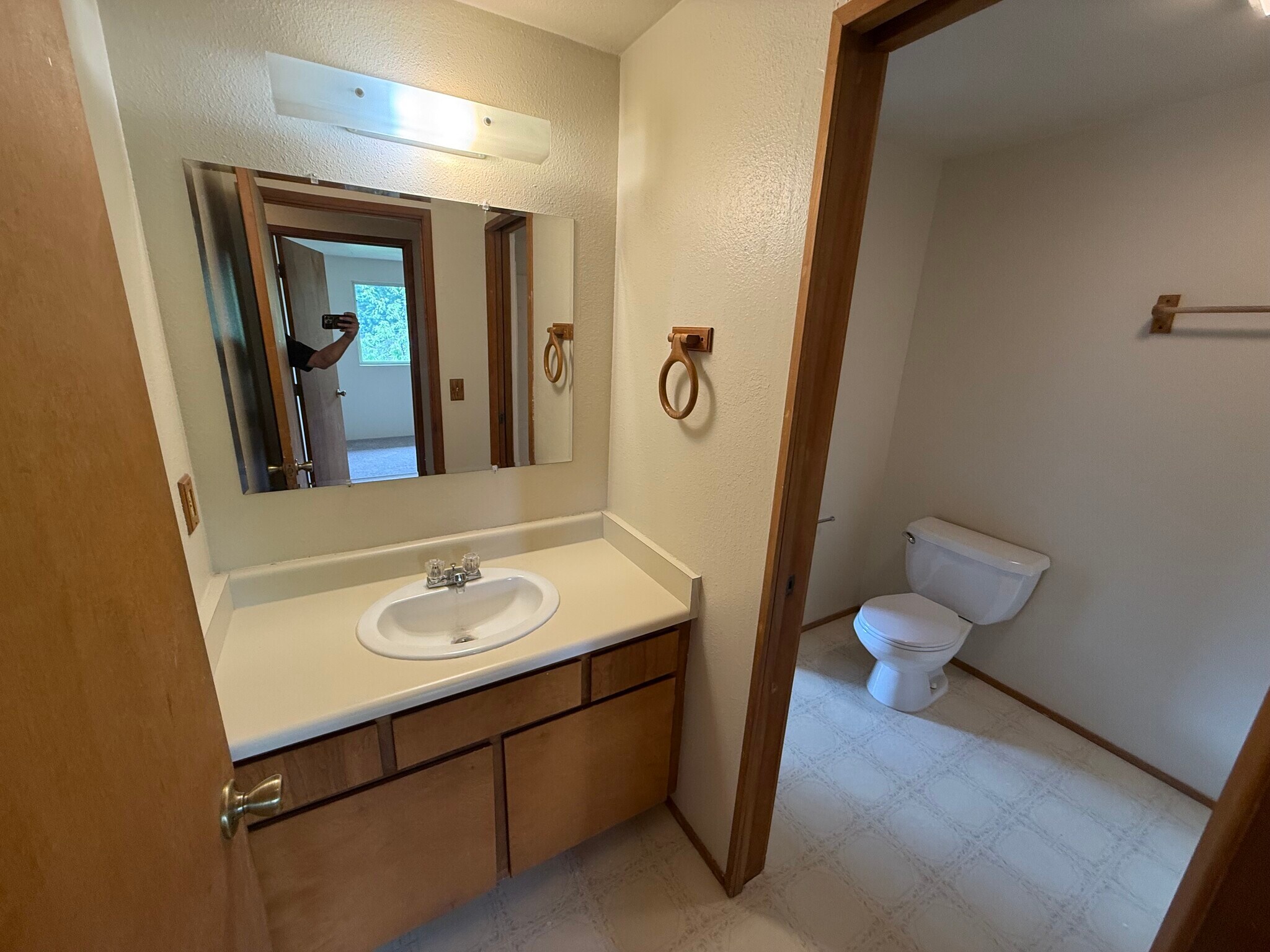 Upstairs full bath, entrance from hall - 329 Bessie St