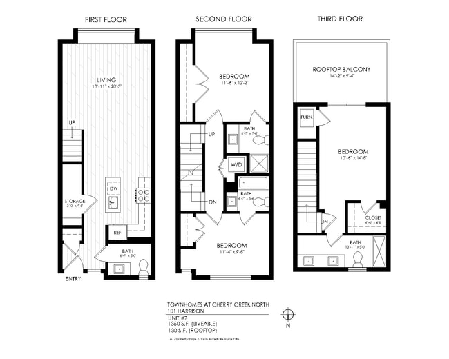 Floorplan - Townhomes at Cherry Creek North