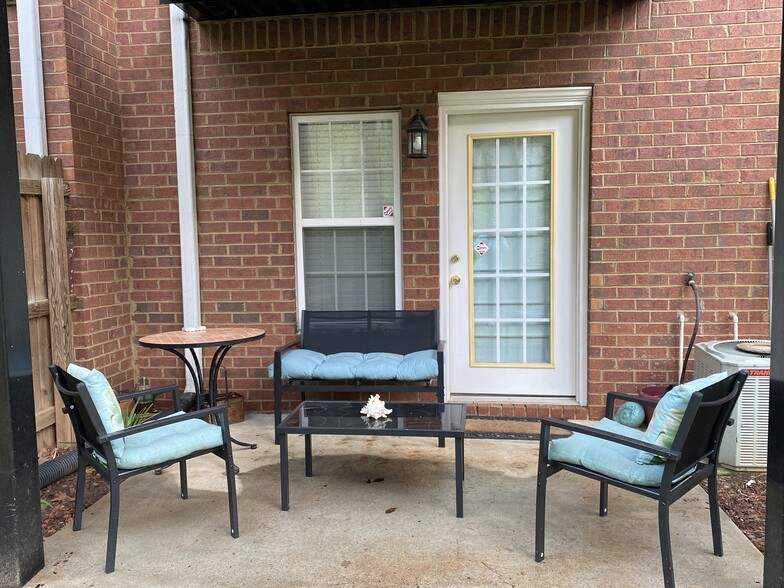 Porch overlooking stream and Ben Burton Park. - 600 Mitchell Bridge Rd