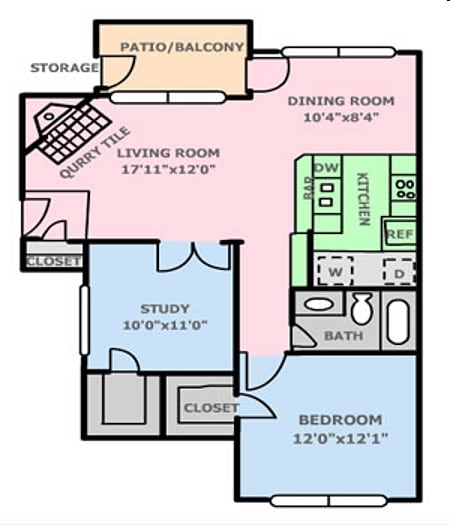 1BR/1BA - Huntington Ridge