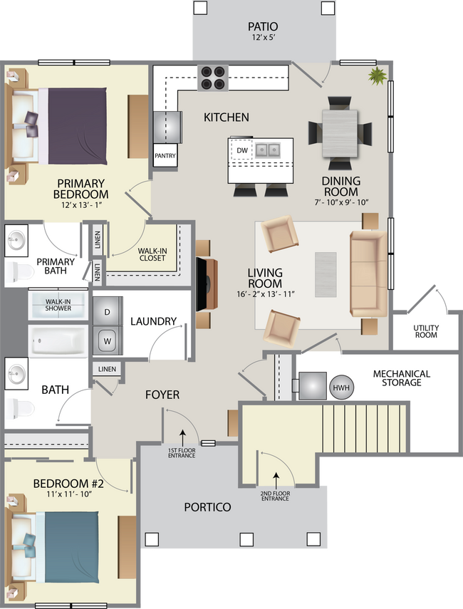 Floorplan - The Villas at Glenwood