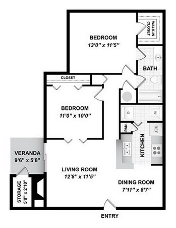 Floorplan - The Pointe at Irving Park