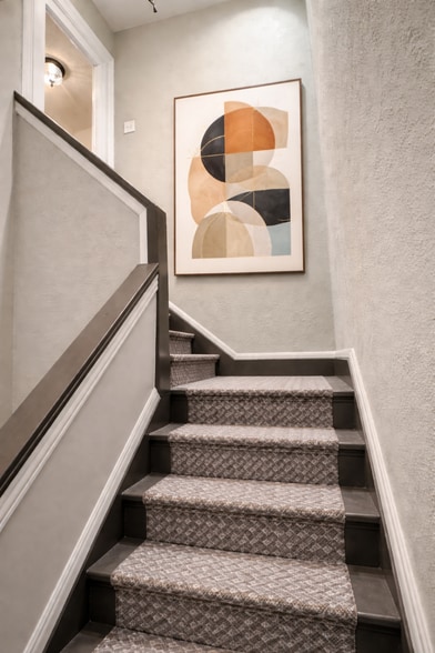 Two entrances to second floor apartment - 136 Fairfield Ave