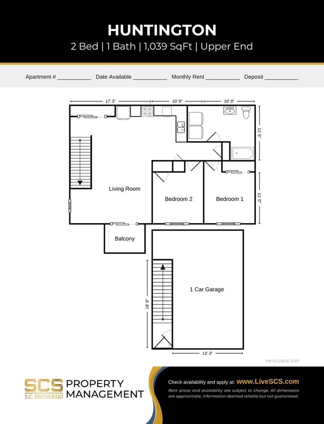 Floorplan - SCS Chilton Apartment Community