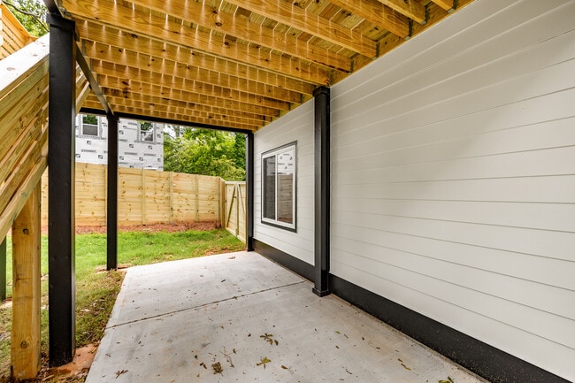 under deck - 1371 Lyle Ave