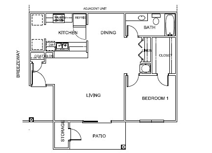 1BR/1BA - Marsh Creek Apartments