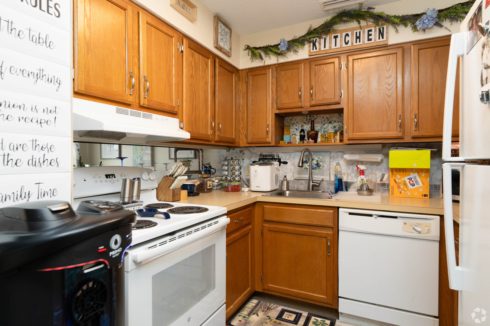 1BR, 1BA - Kitchen - Crockett Fields Senior Apartments (62+)