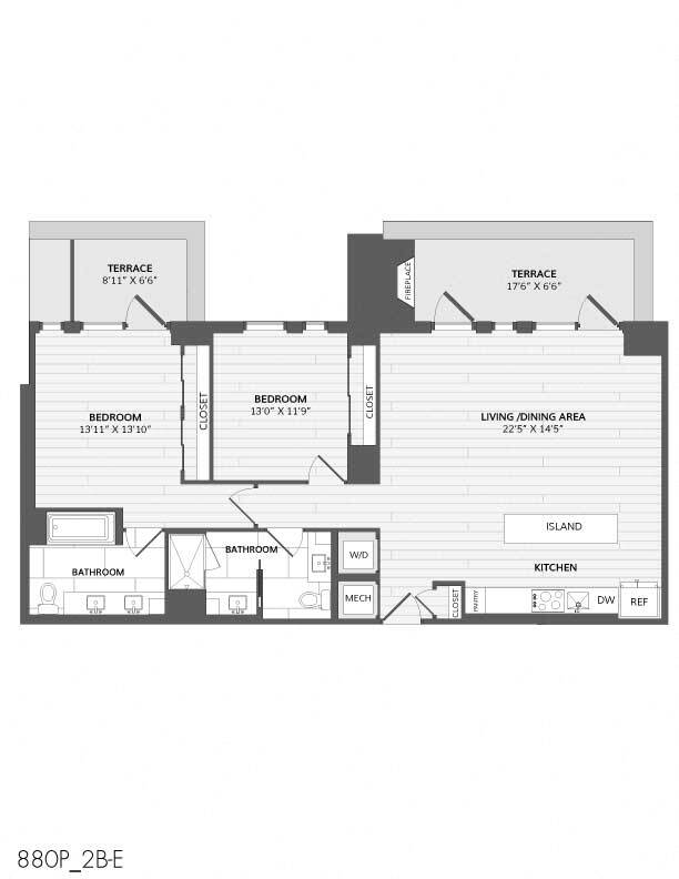 Floorplan - 880 P