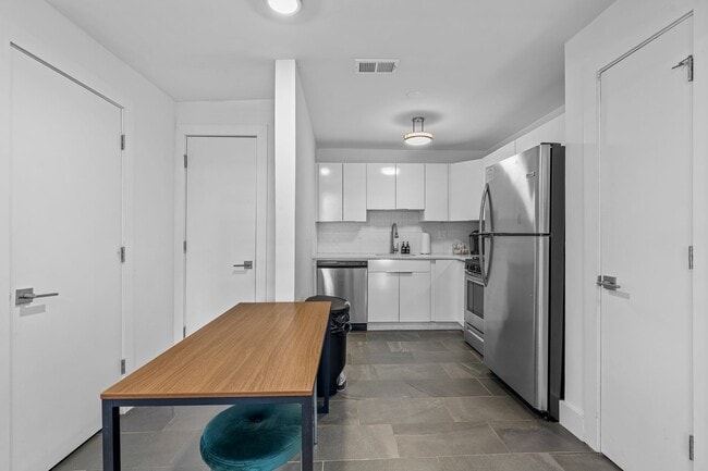 Kitchen and dining area - Crescent Apartments
