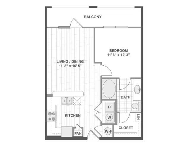 Floorplan - ALMA on Maple