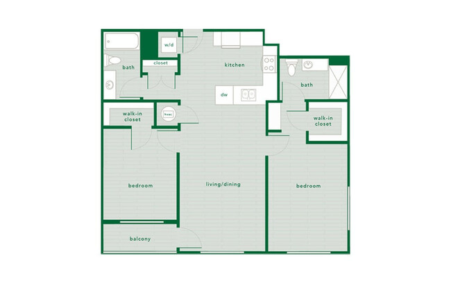 Floorplan - The Piedmont Raleigh