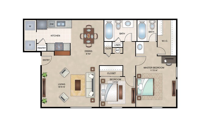 Floorplan - Arbors Of Corsicana