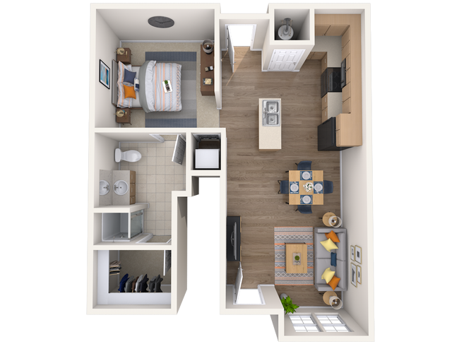 Floorplan - Lake Vista Apartments