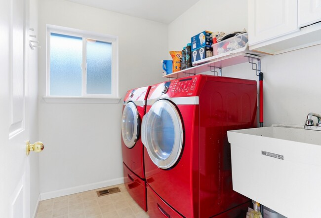 Laundry Room with Washer, Dryer and Sink - 17111 3rd Pl W