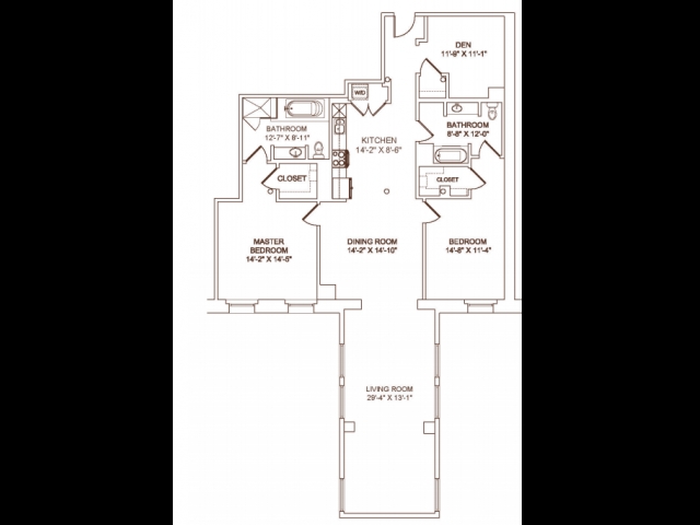 2BR/2BA - Baker Square Condominiums