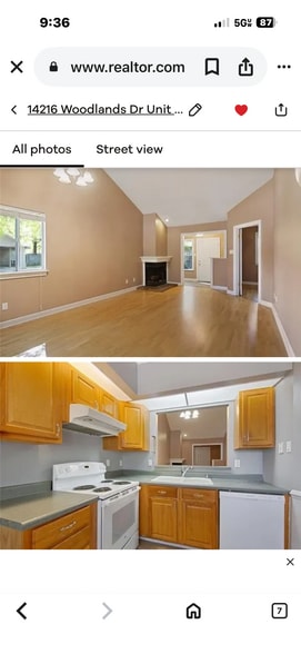 Kitchen - 14216 Woodlands Dr