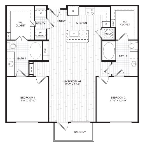 Floorplan - The Riley