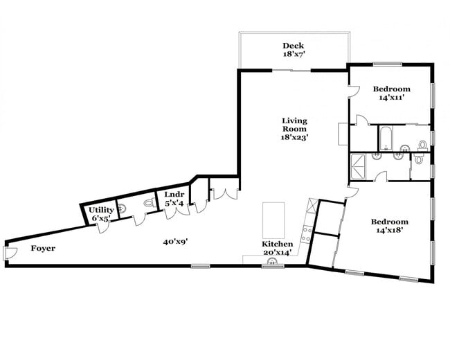 Floorplan - In Town Location with Water Views!!