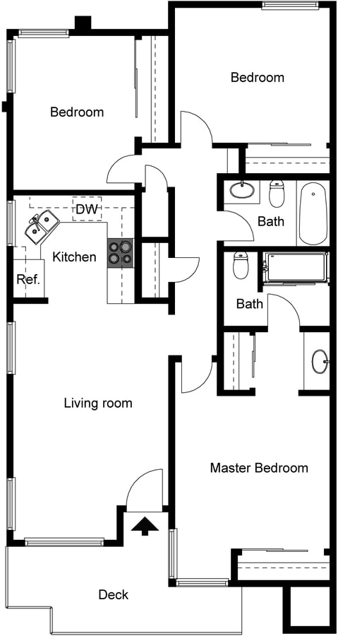 Floorplan - Brighton Park Apartments